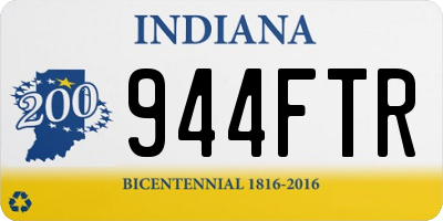 IN license plate 944FTR