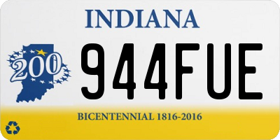IN license plate 944FUE