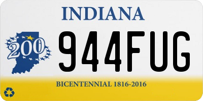 IN license plate 944FUG