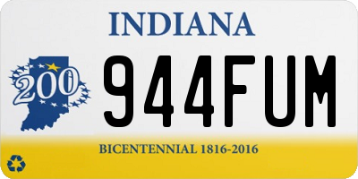IN license plate 944FUM