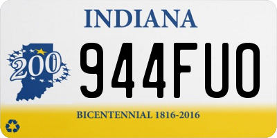 IN license plate 944FUO