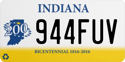IN license plate 944FUV