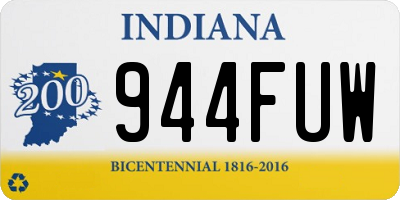 IN license plate 944FUW