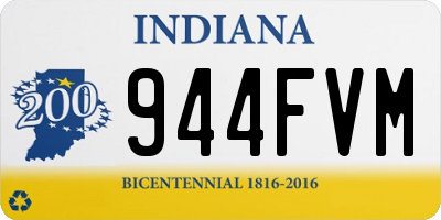 IN license plate 944FVM