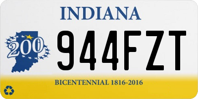 IN license plate 944FZT
