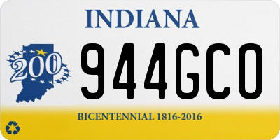 IN license plate 944GCO
