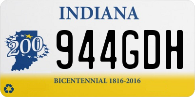 IN license plate 944GDH