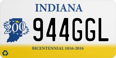 IN license plate 944GGL