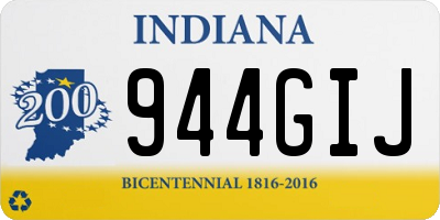IN license plate 944GIJ