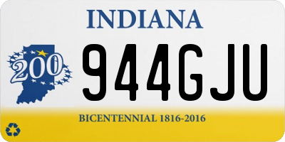 IN license plate 944GJU