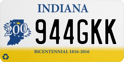 IN license plate 944GKK