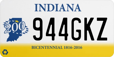 IN license plate 944GKZ