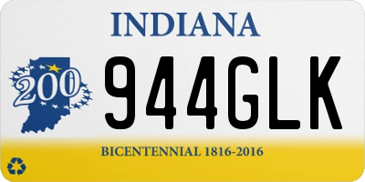 IN license plate 944GLK
