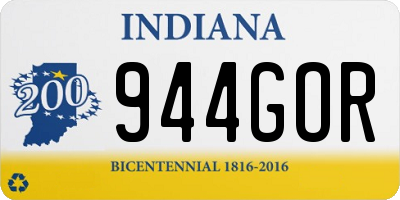 IN license plate 944GOR