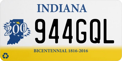 IN license plate 944GQL
