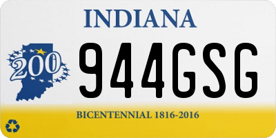 IN license plate 944GSG