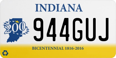 IN license plate 944GUJ