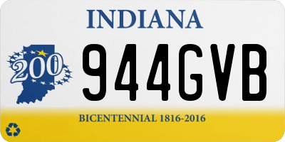 IN license plate 944GVB