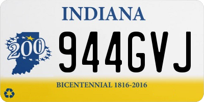 IN license plate 944GVJ