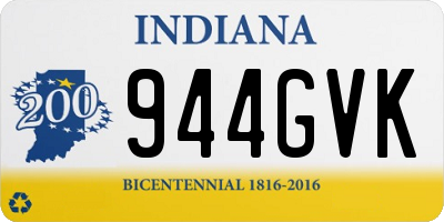 IN license plate 944GVK
