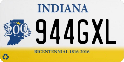IN license plate 944GXL
