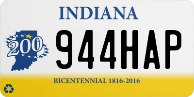 IN license plate 944HAP