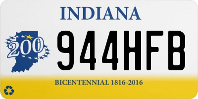 IN license plate 944HFB