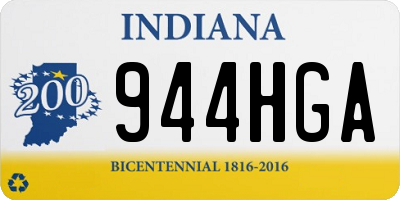 IN license plate 944HGA