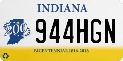 IN license plate 944HGN