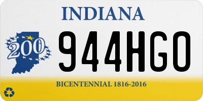 IN license plate 944HGO
