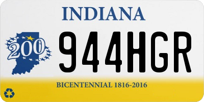 IN license plate 944HGR