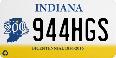 IN license plate 944HGS
