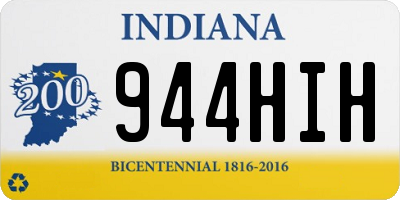 IN license plate 944HIH