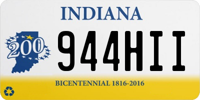 IN license plate 944HII