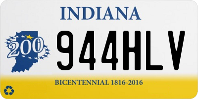 IN license plate 944HLV