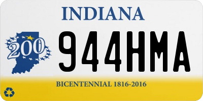 IN license plate 944HMA