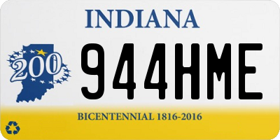 IN license plate 944HME
