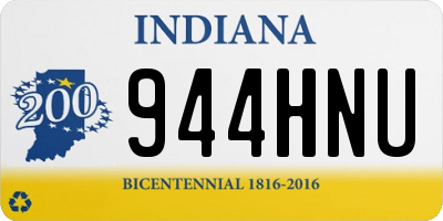 IN license plate 944HNU