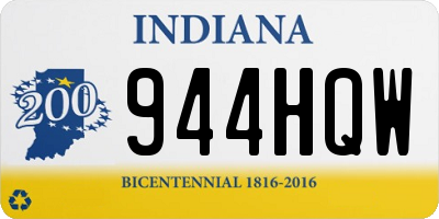 IN license plate 944HQW