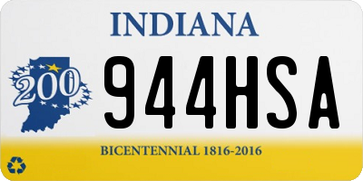 IN license plate 944HSA