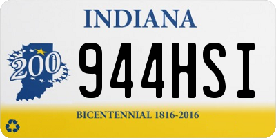 IN license plate 944HSI
