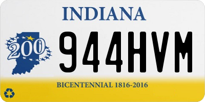 IN license plate 944HVM