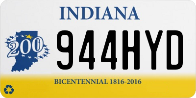 IN license plate 944HYD