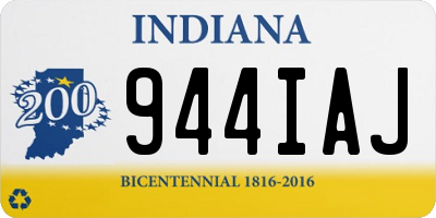 IN license plate 944IAJ
