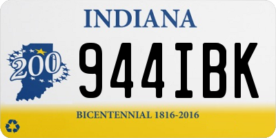 IN license plate 944IBK