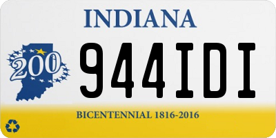IN license plate 944IDI