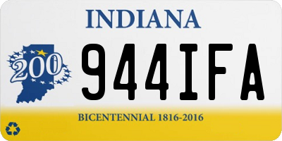 IN license plate 944IFA