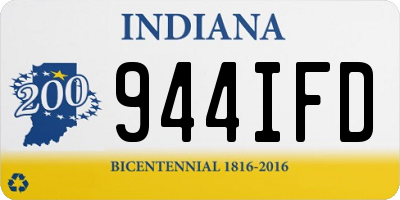 IN license plate 944IFD
