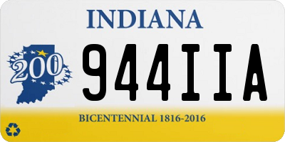 IN license plate 944IIA