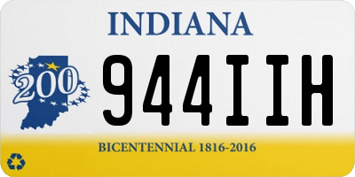 IN license plate 944IIH